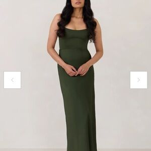 Elegant Green Evening Gown size Small